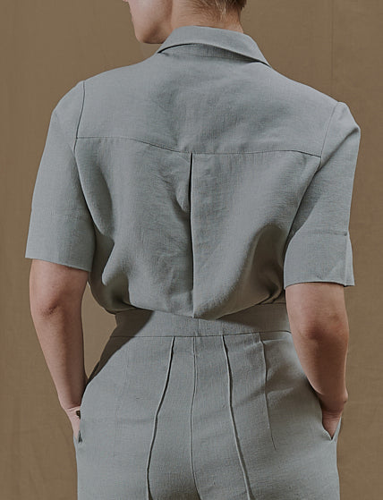 Samara shirt Linen Sage
