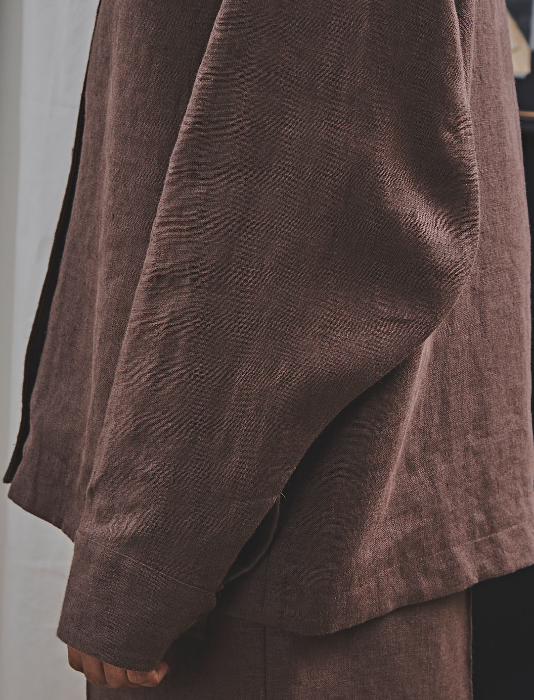 Lou Jacket Cacao Linen