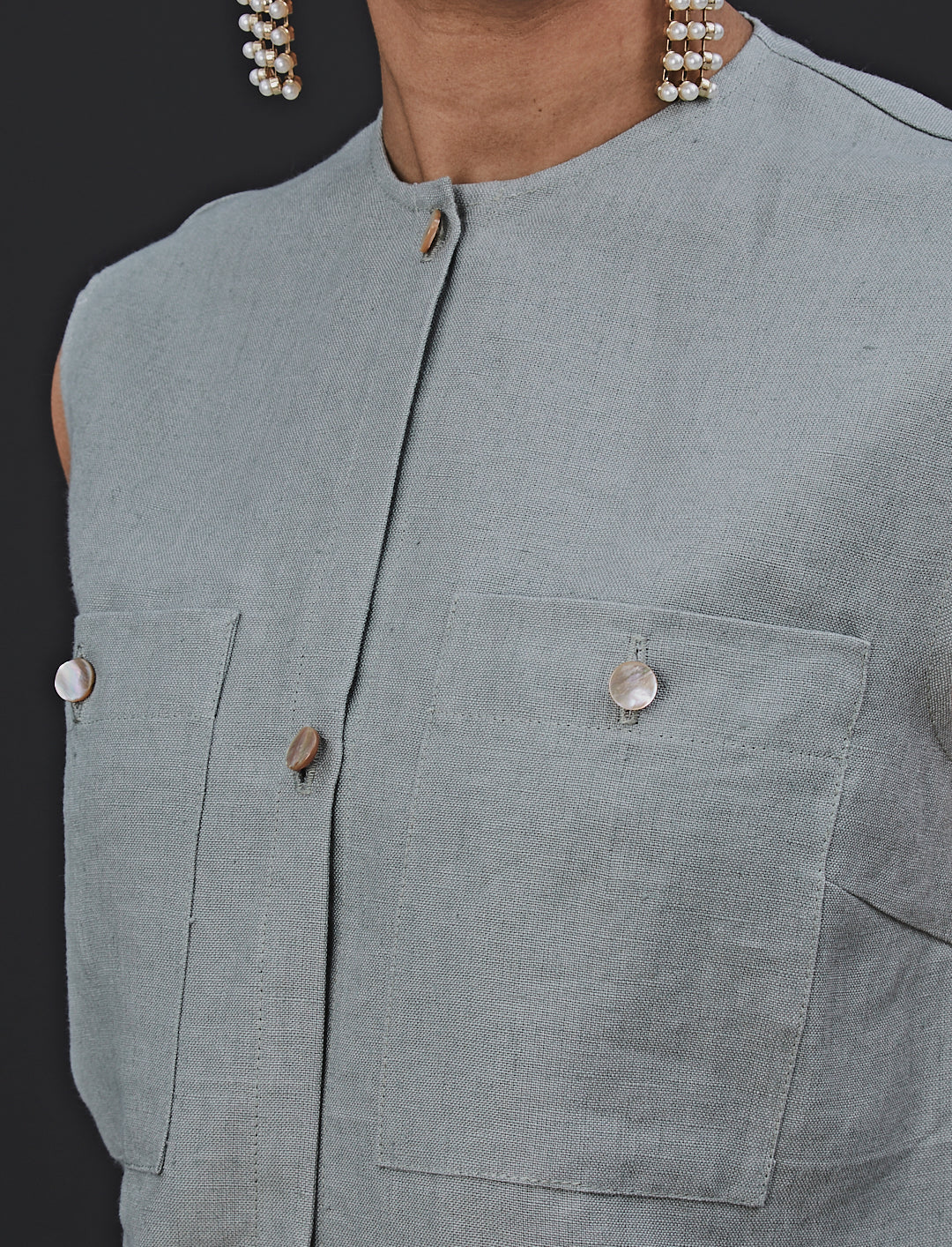 Filippa Top Sage Linen