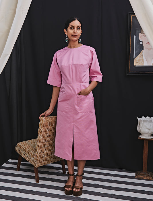 Esther dress Frosted pink