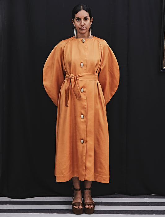 Claire coat-dress Melon
