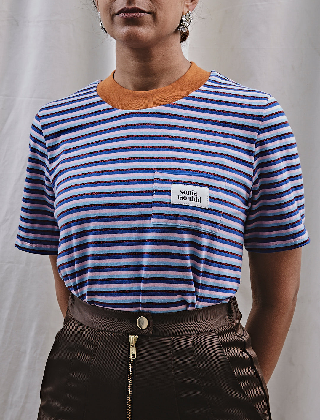 The 'Stripy' Classic Tee Ultramarine