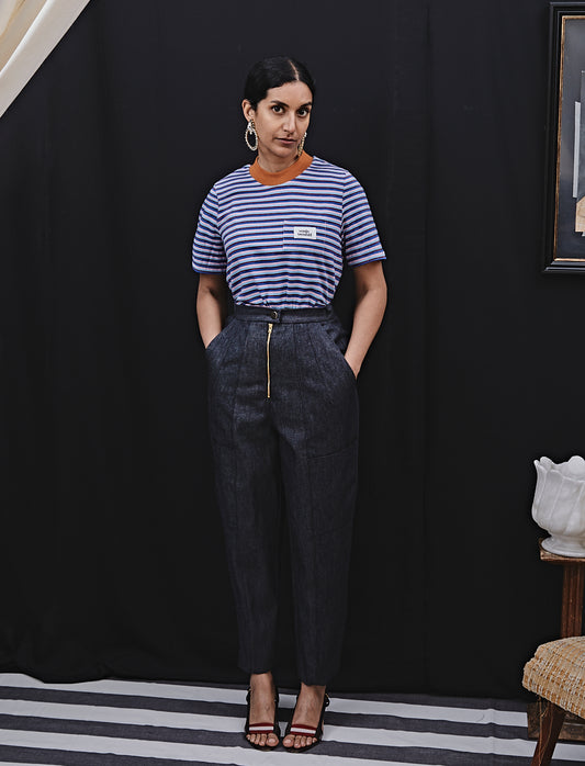Dominique trousers Indigo Denim