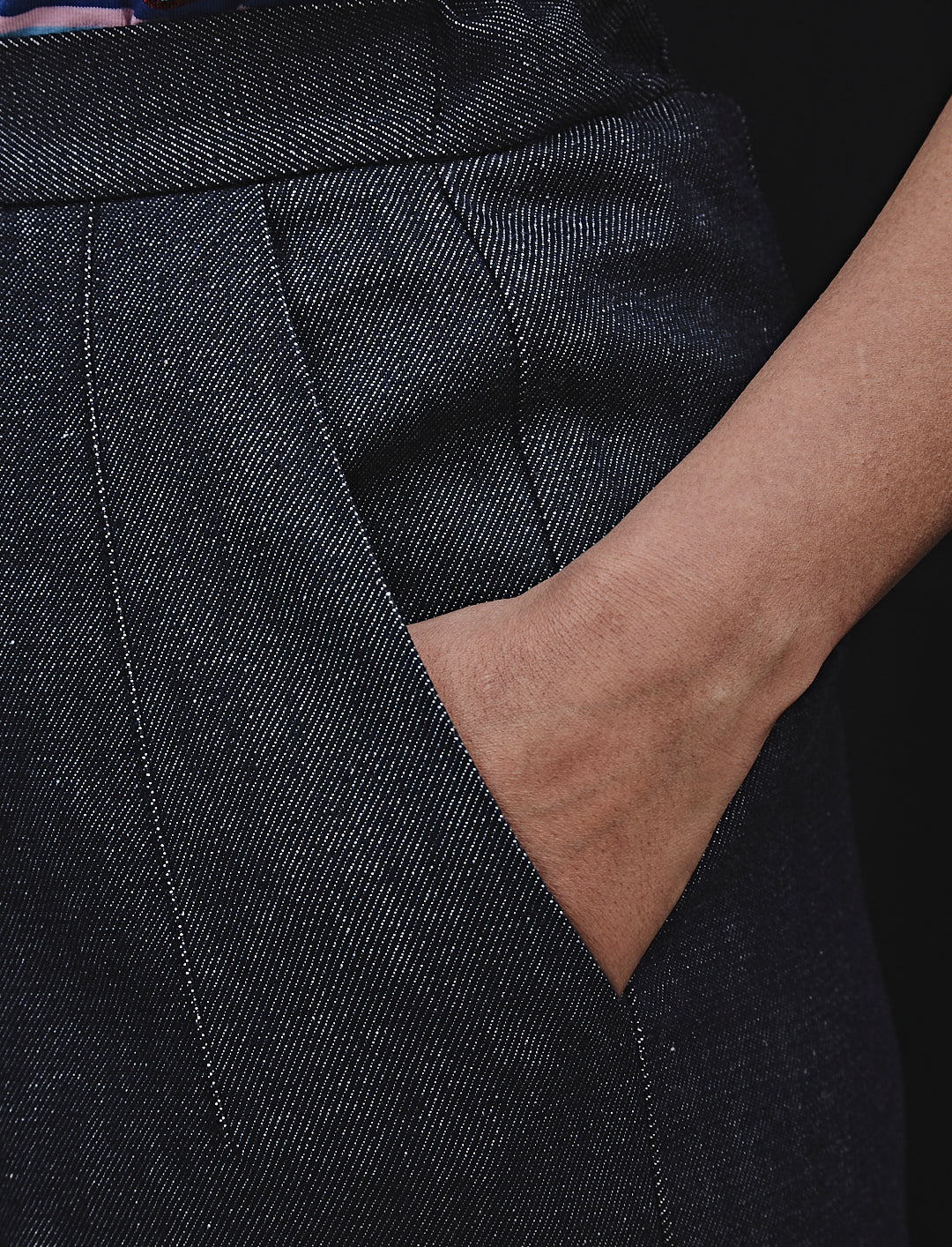 Dominique trousers Indigo Denim