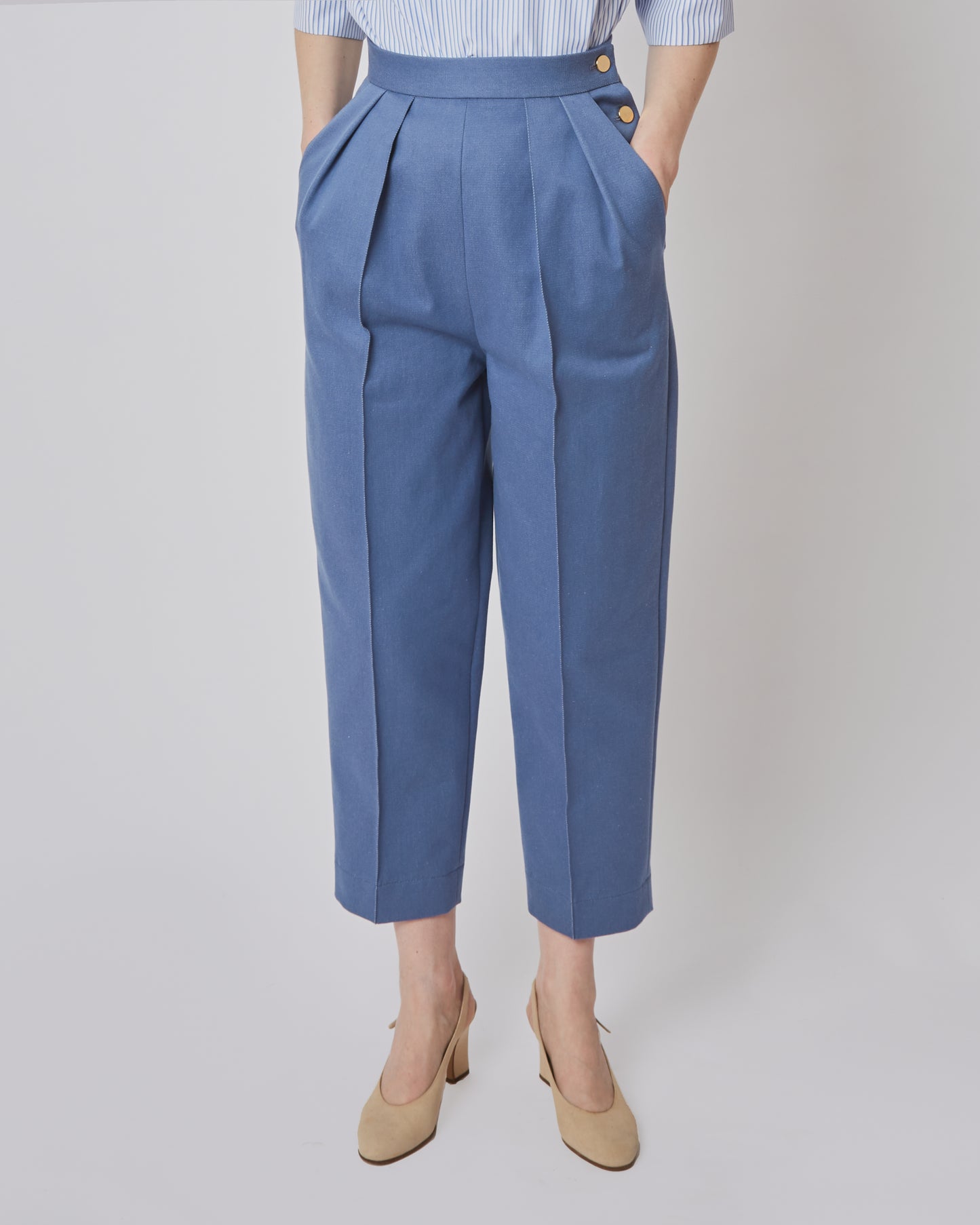 Etienne Trousers Denim Blue