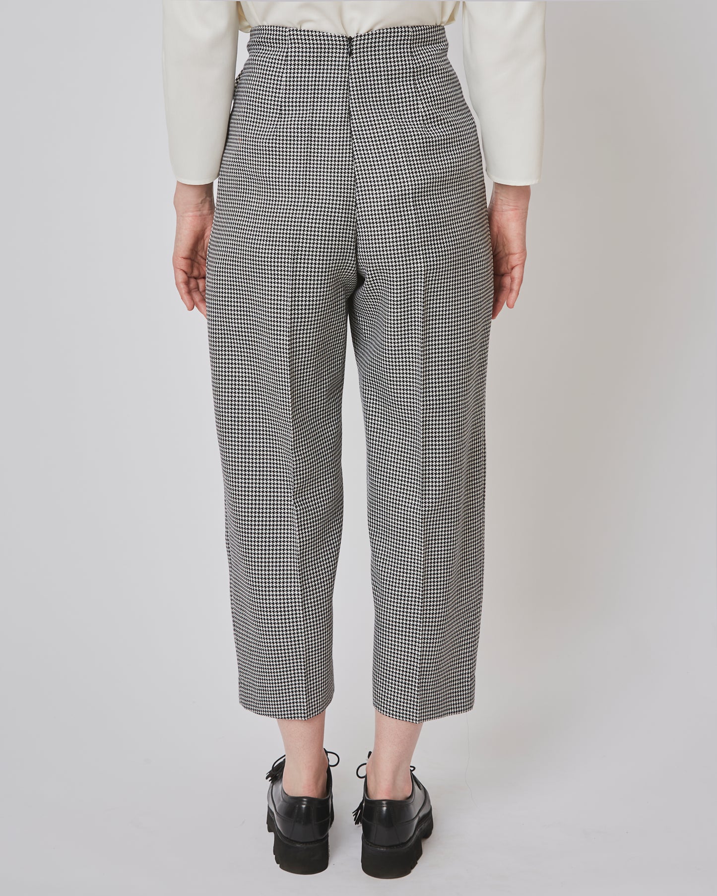 Marlene Trousers Wool Houndstooth