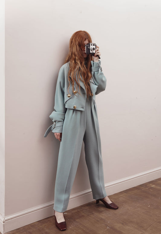 Lea jacket Wool Opaline