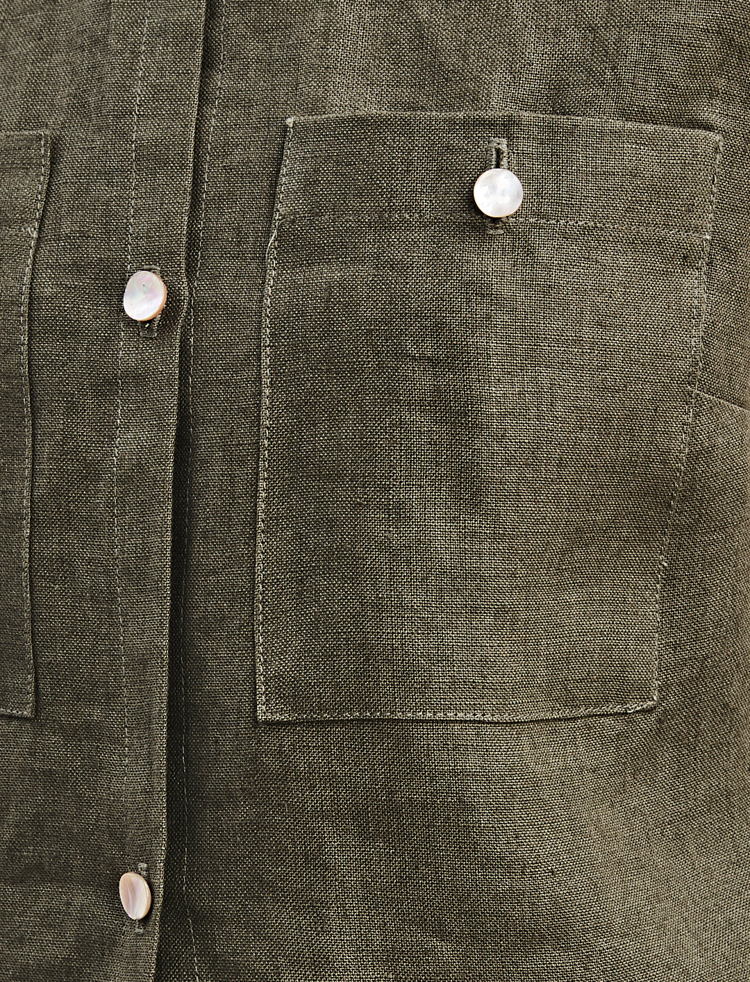 Filippa Top Khaki Linen