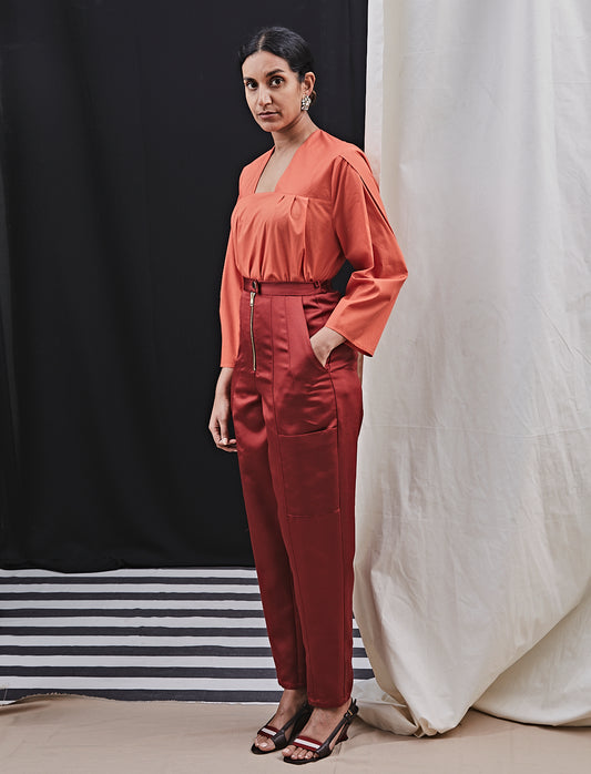 Dominique trousers Claret