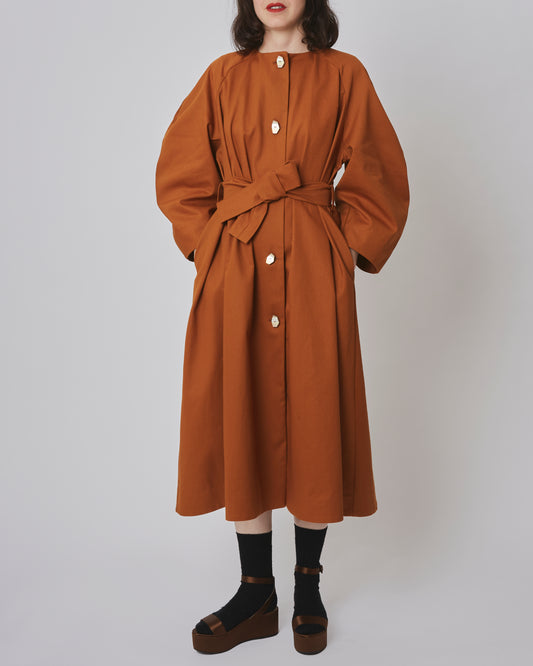 Claire coat-dress Caramel
