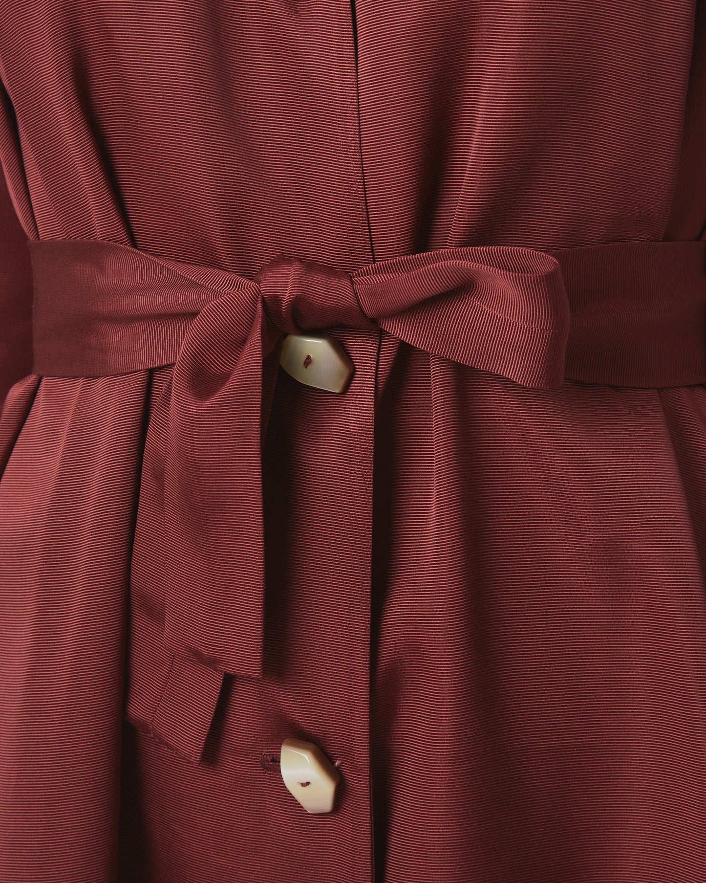 Claire coat-dress Maroon