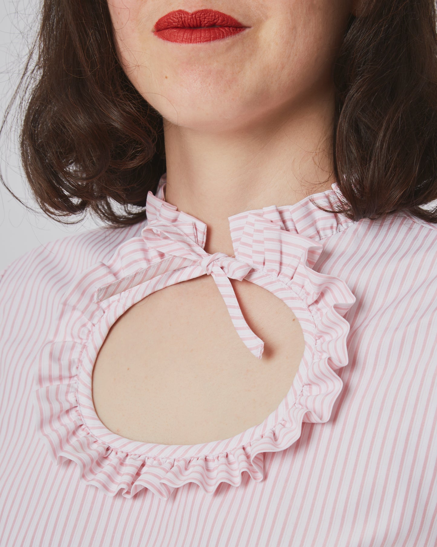 Viviane Blouse Stripes Pink