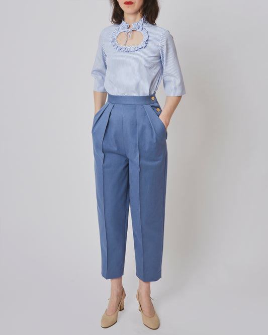 Etienne Trousers Denim Blue