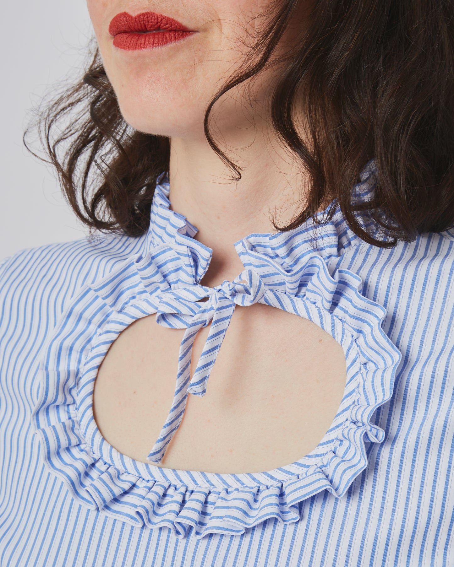 Viviane Blouse Stripes Blue