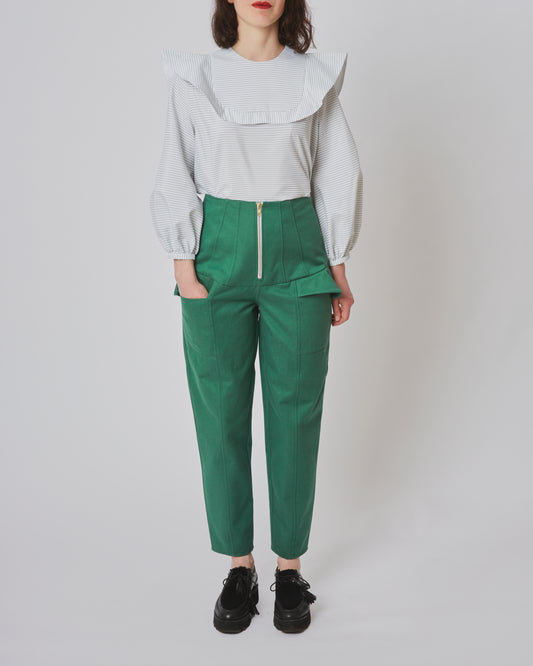 Joan Trousers Denim Green