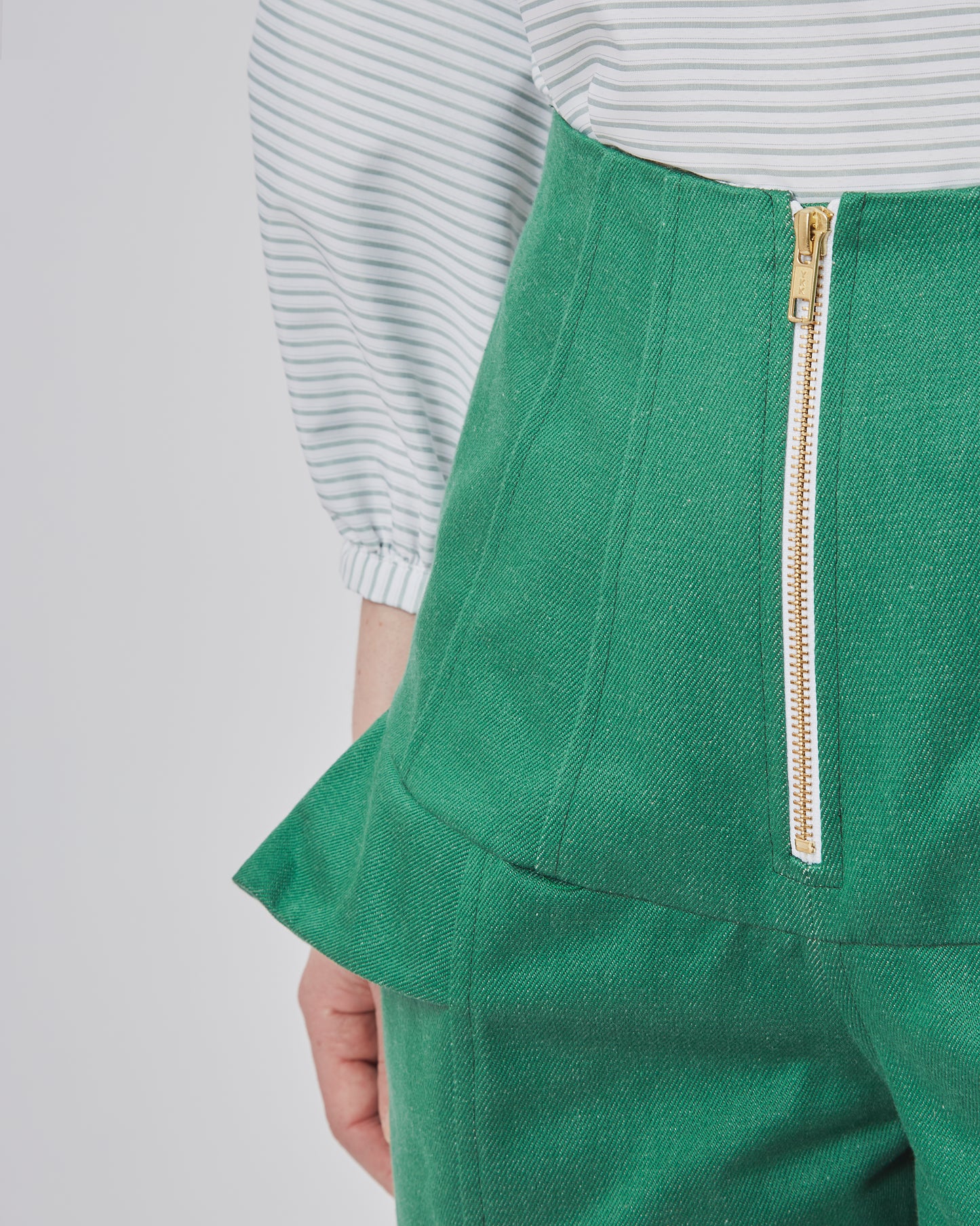 Joan Trousers Denim Green