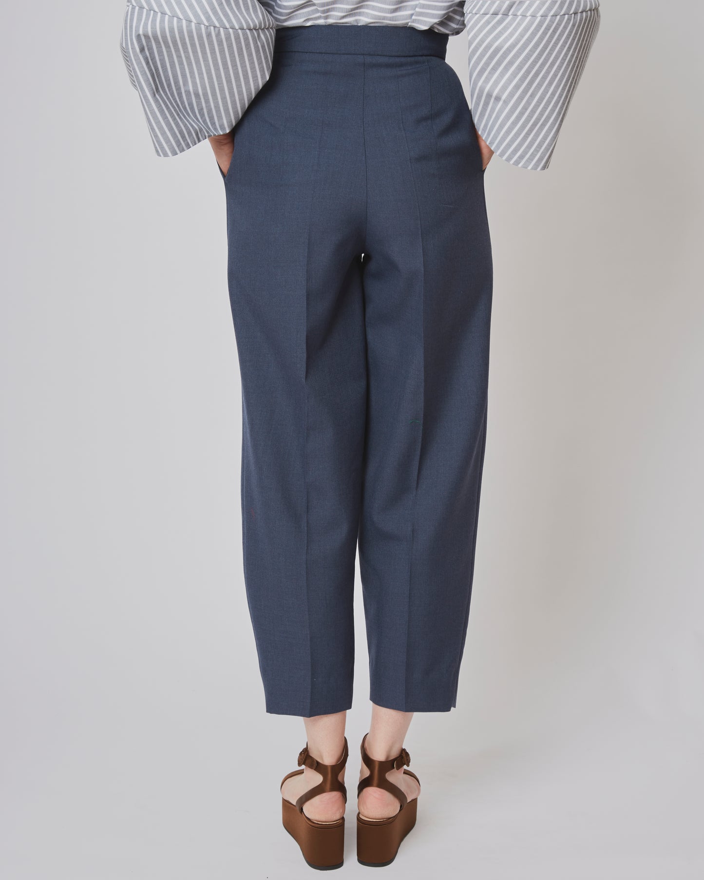 Etienne Trousers Wool Blue