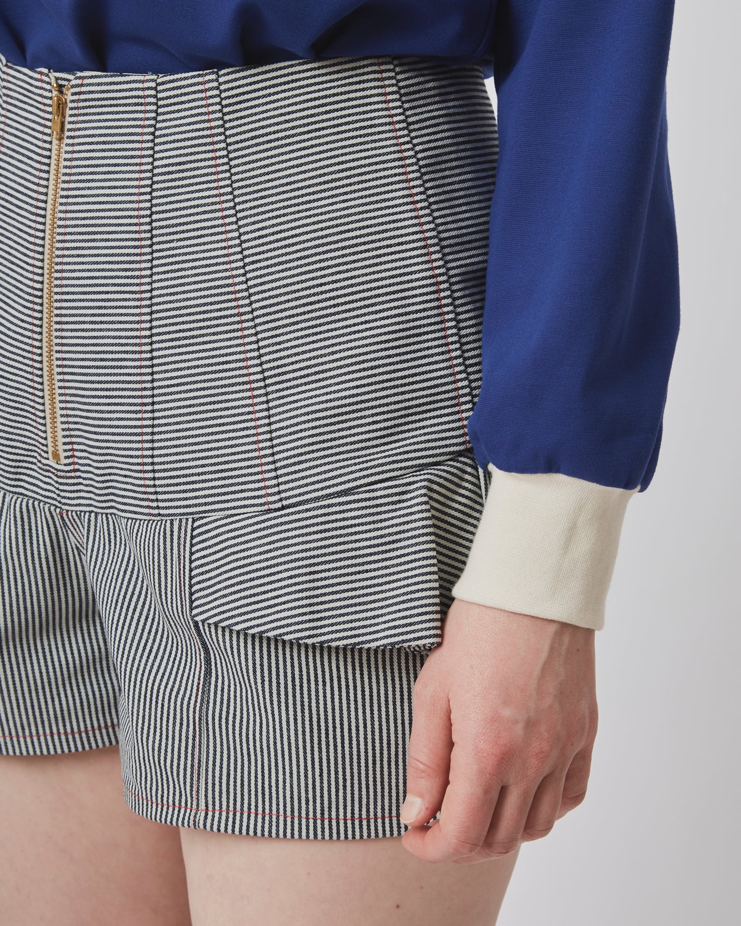 Joan Shorts Stripes Blue