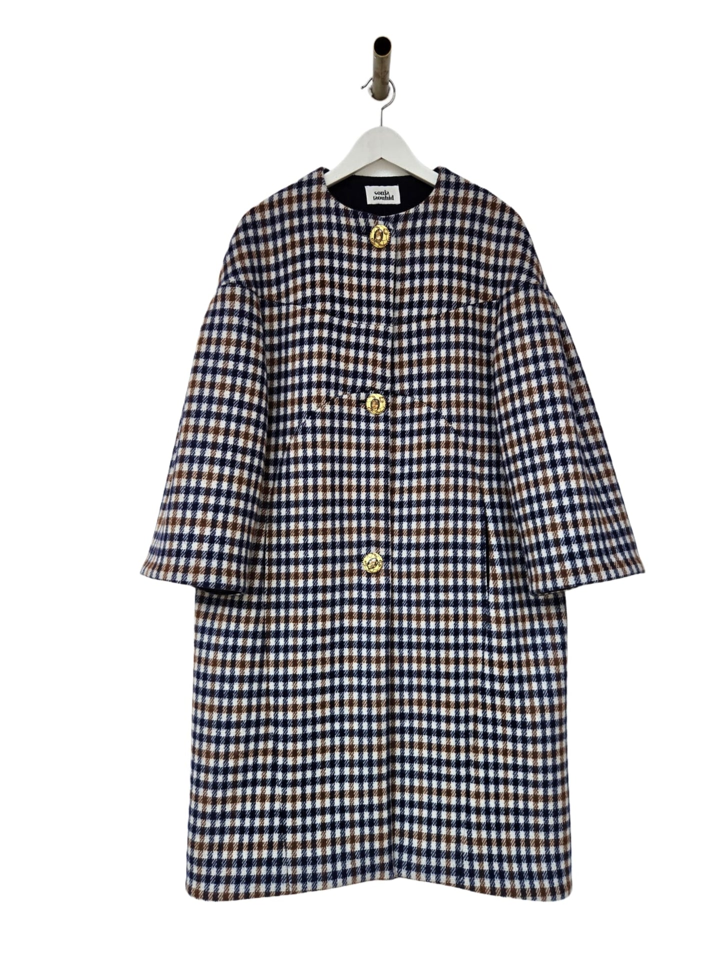Rosalie coat Wool Checkered