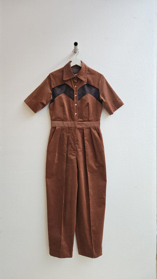 Etienne Jumpsuit Maroon