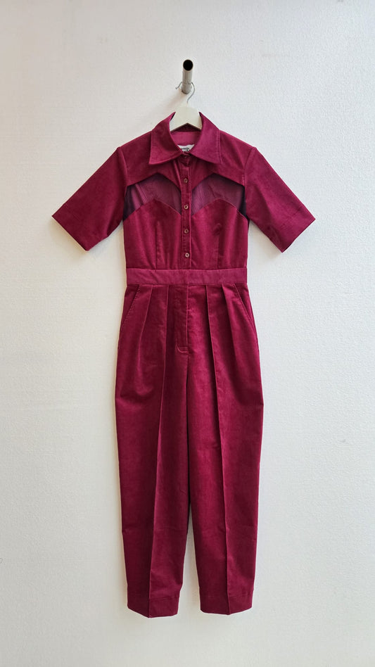 Etienne Jumpsuit Raspberry
