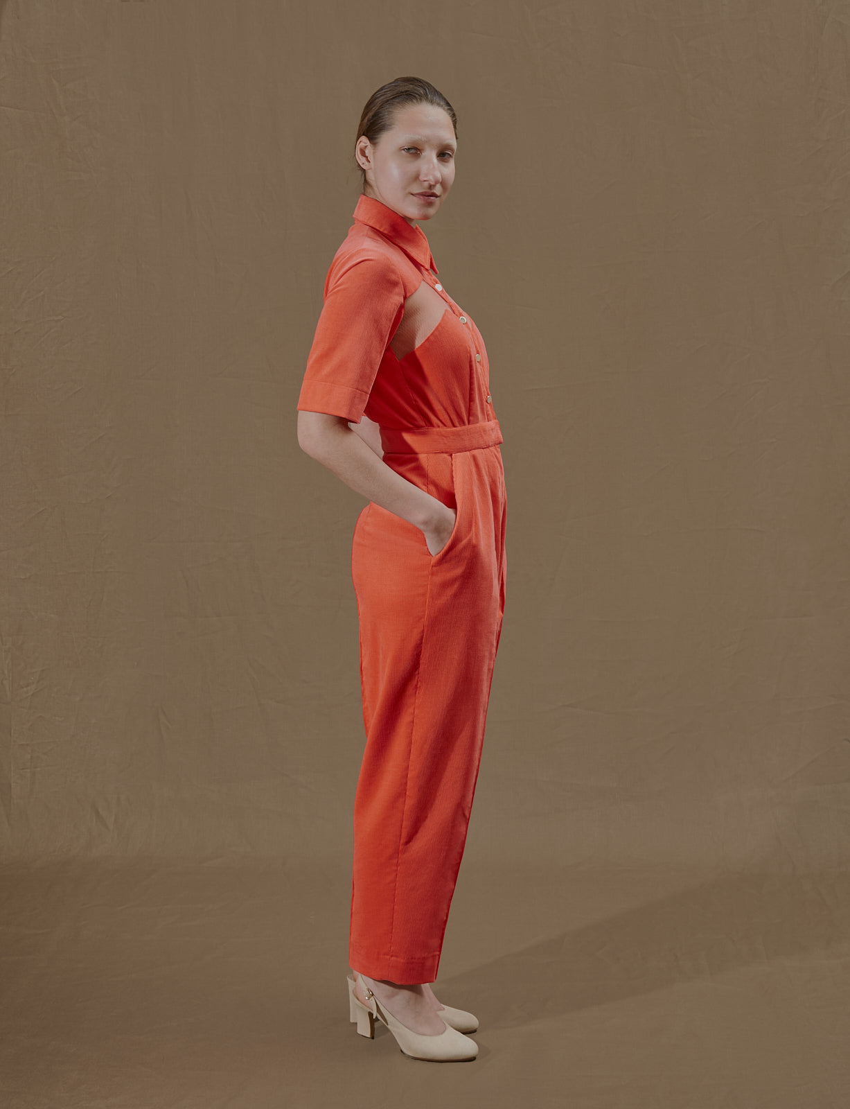 La combi Etienne velours Corail