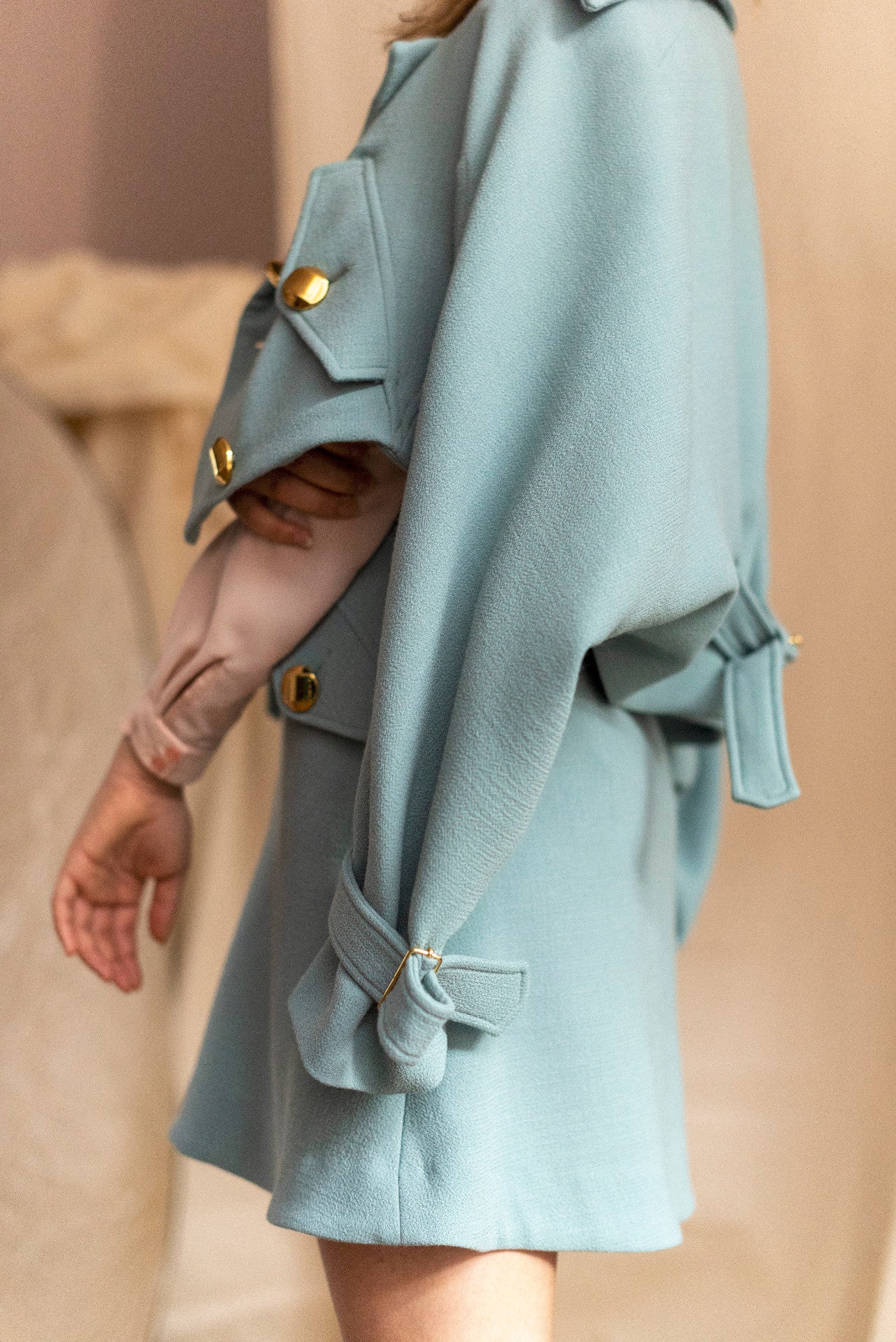 Lea jacket Wool Opaline